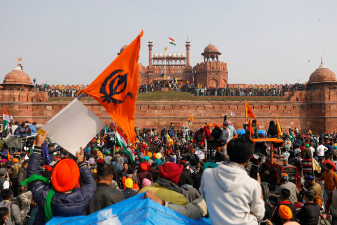 Farmers protest in Delhi